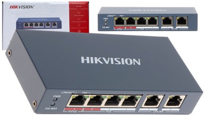 phân phối SWITCH POE HIKVISION DS-3E0106P-E/M